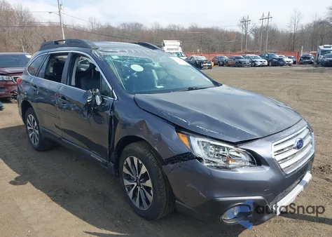 2017 Subaru Outback 2.5I Limited из США, поврежденный, VIN 4S4BSANC4H3329043